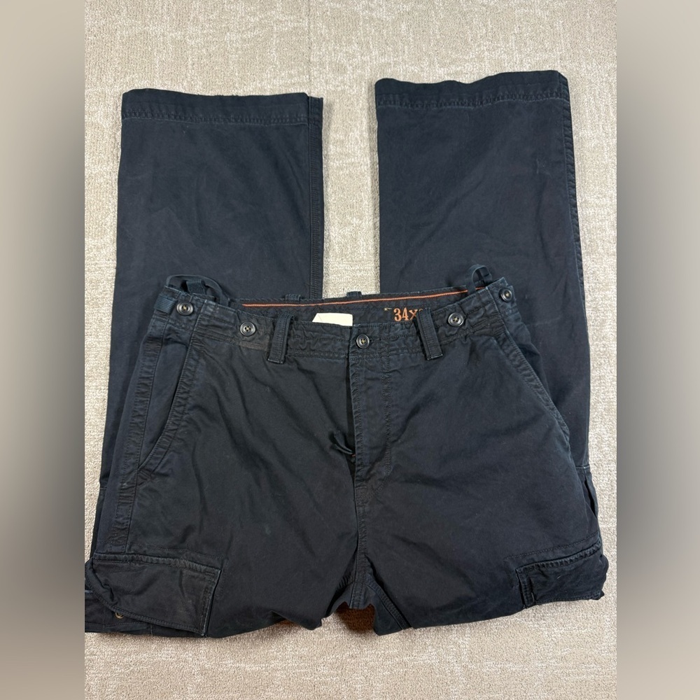 Vintage GAP Paratrooper Pants Mens 34x32 Faded Distressed Cargo Baggy Y2K